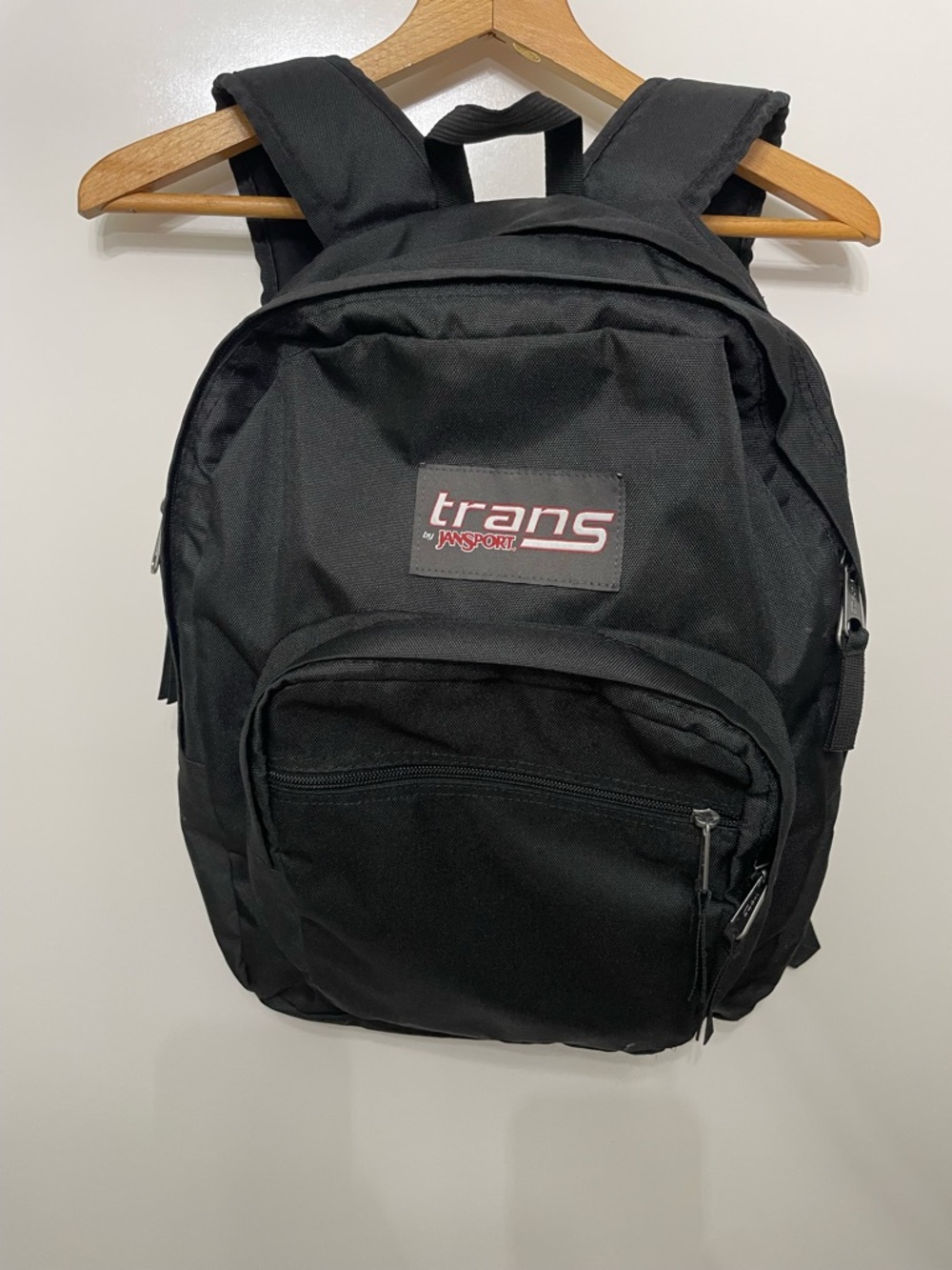 JanSport Trans SuperMax Black Backpack Laptop Collegiate Office School Travel